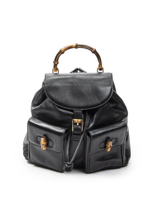 Gucci Rajibanbu Backpack Black Calfskin Leather main image 6